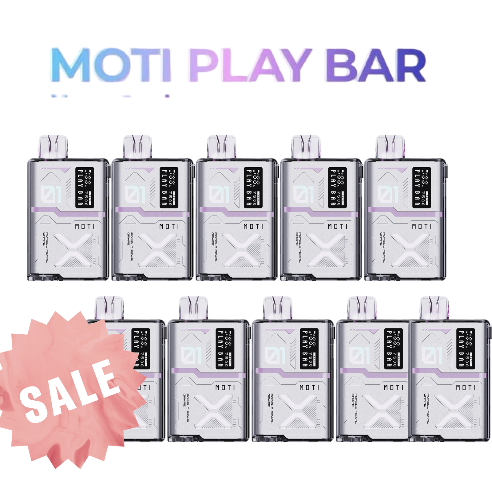 MOTI Play Bar 7500 Puff Bundle – 10 Packs | Buy Online Australia | Vape Link