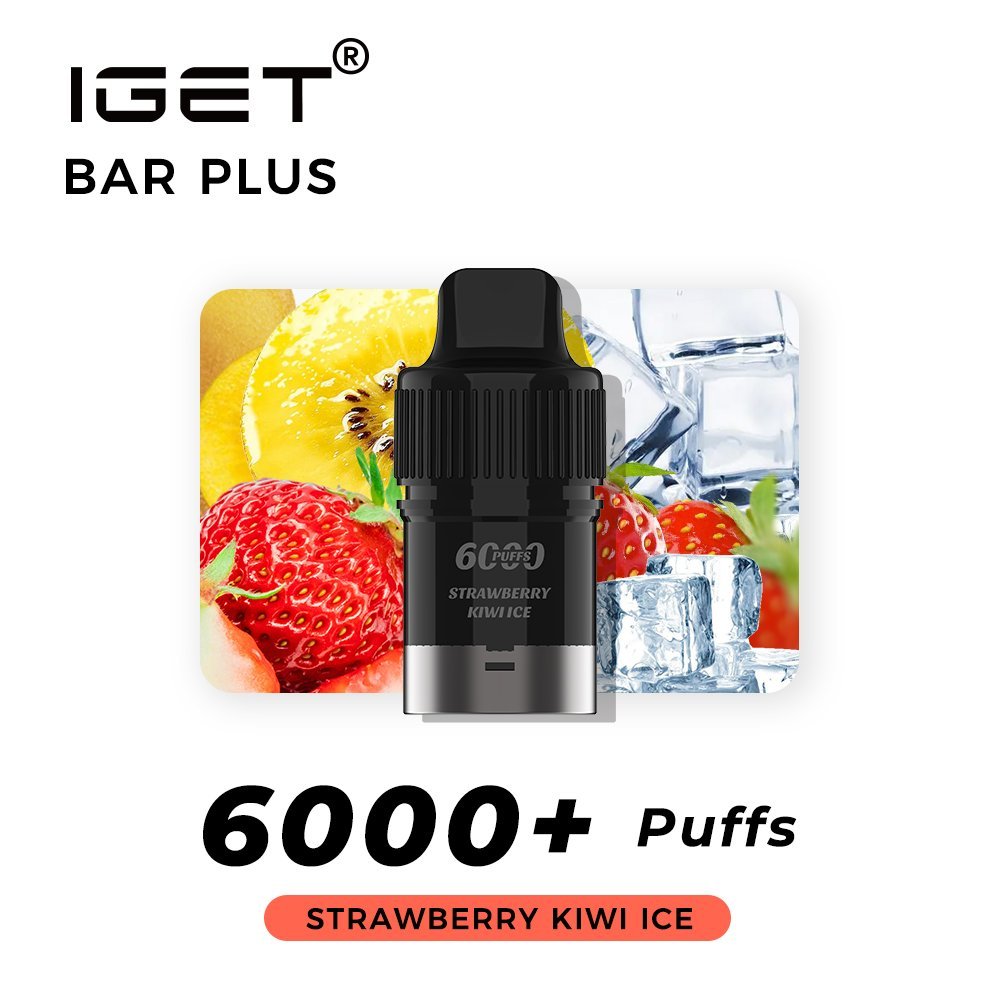 Strawberry Kiwi Ice – BAR Plus – POD ONLY | Buy Online Australia | Vape Link