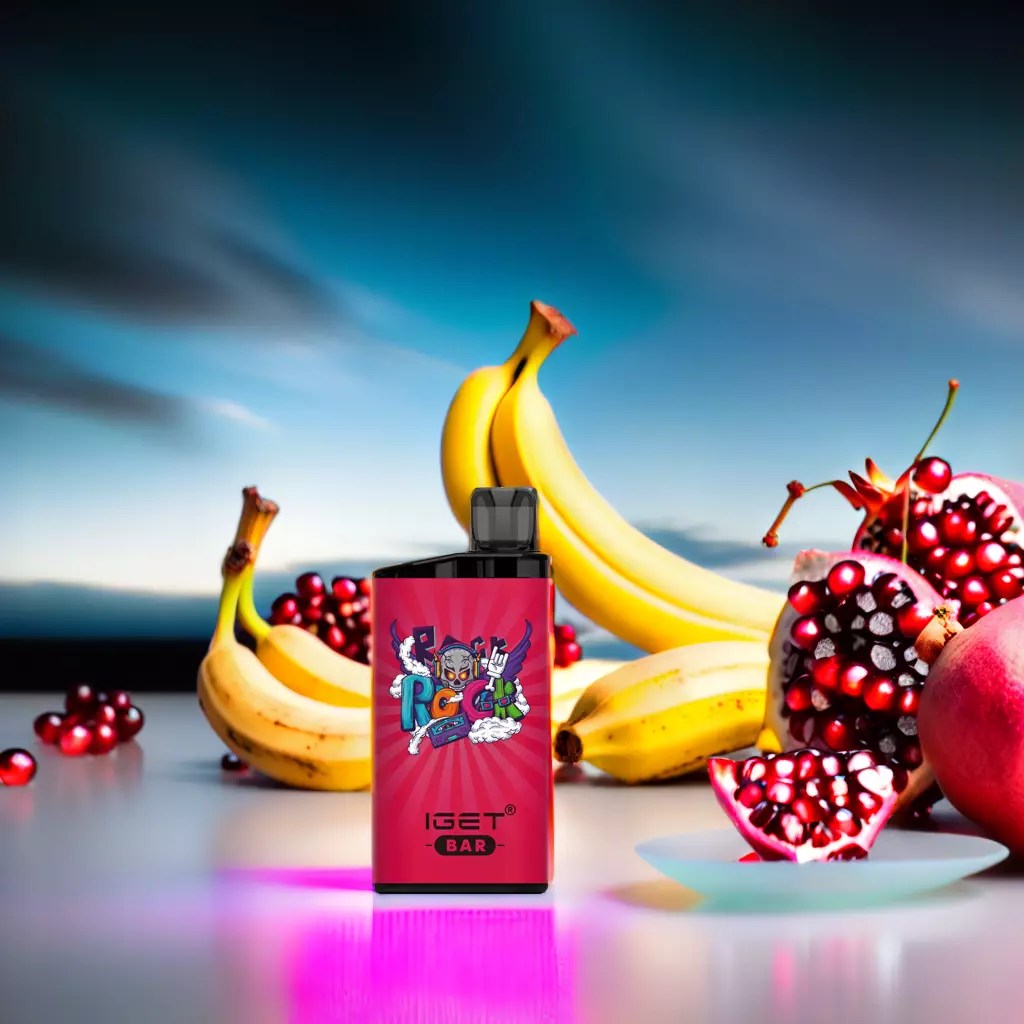 Banana Pomegranate Cherry Ice – Bar | Buy Online Australia | Vape Link
