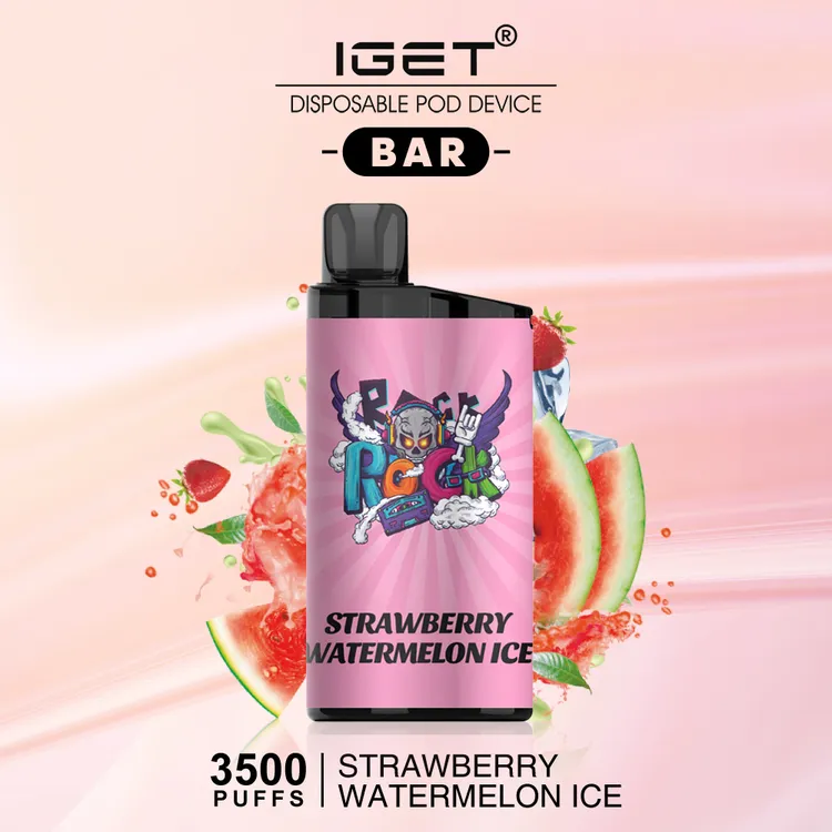 IGET Bar 3500 Puff – Strawberry Watermelon Ice | Buy Online Australia | Vape Link