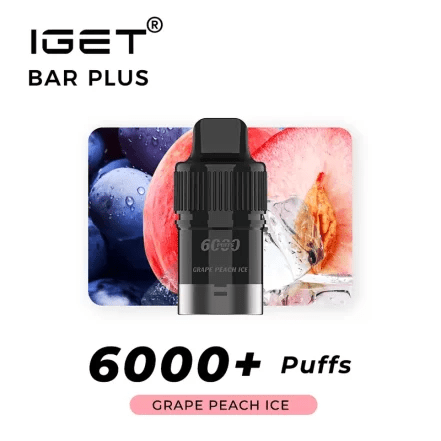 Grape Peach Ice – BAR Plus – POD ONLY | Buy Online Australia | Vape Link