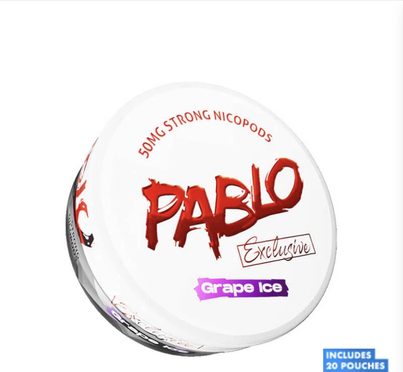 Pablo Grape Ice Nic Pouches – 30mg | Buy Online Australia | Vape Link