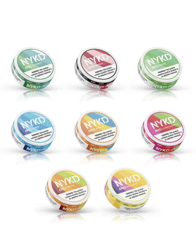 NYKD NICOTINE POUCHES 20CT CAN (5 PACK) | Buy Online Australia | Vape Link