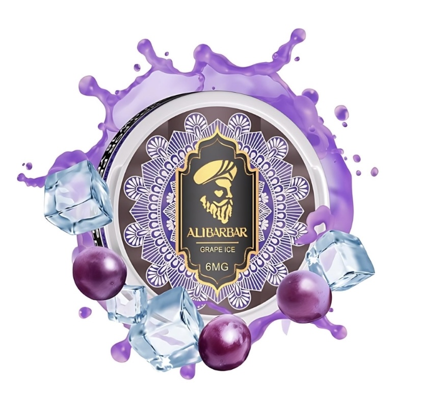 Alibarbar Nicotine Pouches Grape Ice | Buy Online Australia | Vape Link | Buy Online Australia | Vape Link