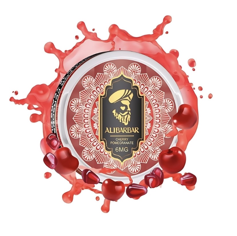 Alibarbar Nicotine Pouches Cherry Pomegranate | Buy Online Australia | Vape Link | Buy Online Australia | Vape Link
