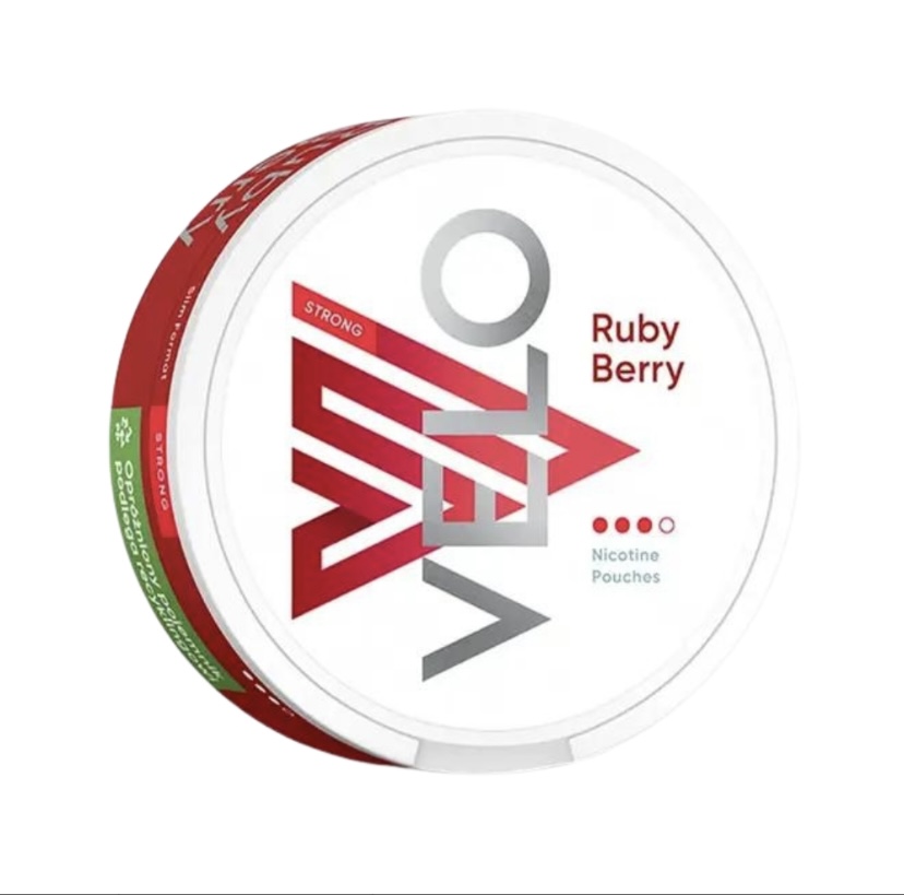 Velo Nicotine Pouches Ruby Berry Strong | Buy Online Australia | Vape Link