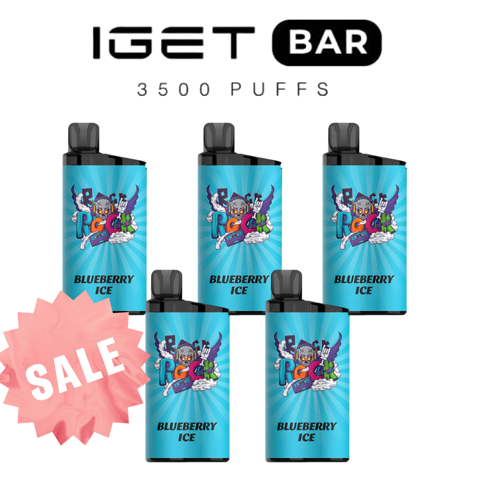 IGET Bar 3500 Puff Vape – 5 Pack | Buy Online Australia | Vape Link