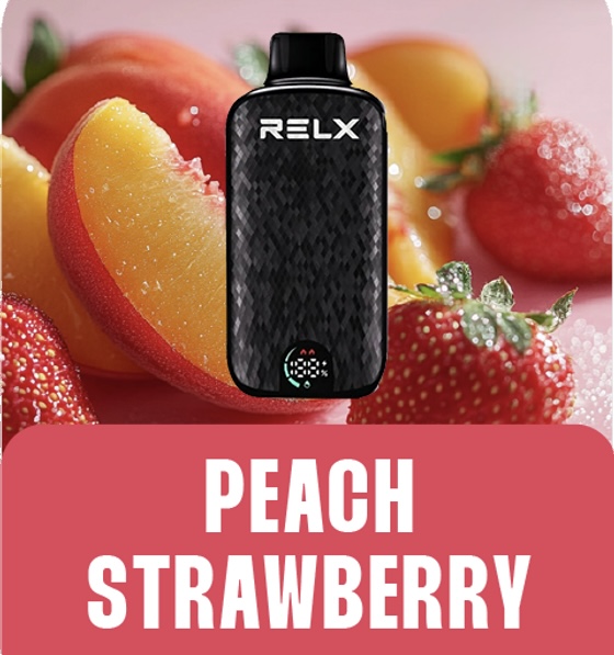 RELX Sparta 18000+ Puff Disposal Vape – Peach Strawberry | Buy Online Australia | Vape Link
