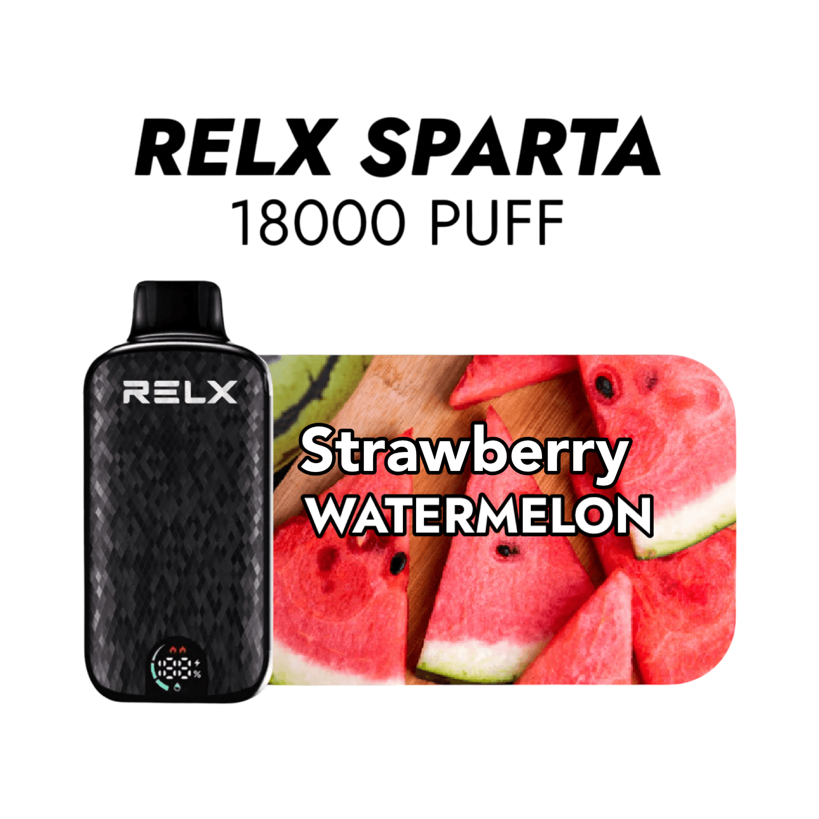 RELX Sparta 18000+ Puff Disposal Vape –  Strawberry Watermelon | Buy Online Australia | Vape Link