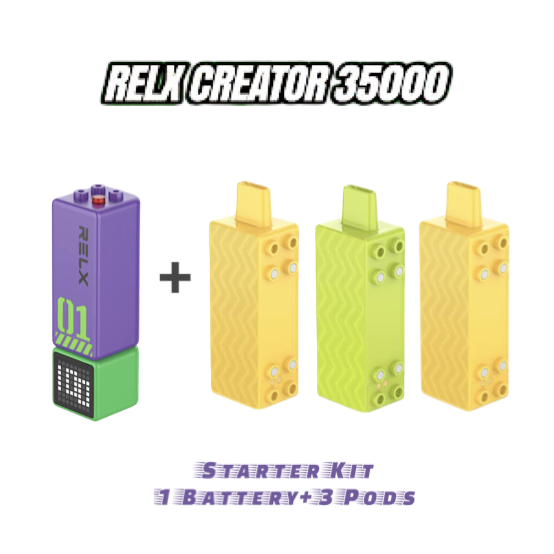 RELX CREATOR 35000 Puff Starter Kit | Buy Online Australia | Vape Link