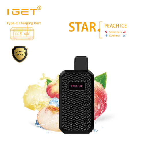 Peach Ice – IGET STAR L7000 | Buy Online Australia | Vape Link