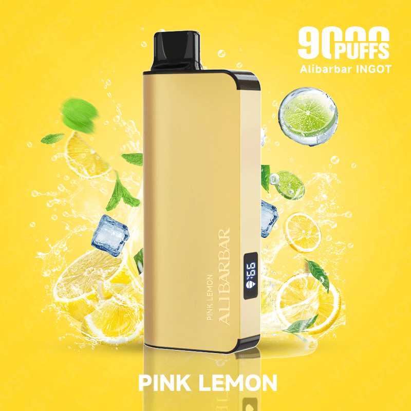 Pink Lemon ALIBARBAR – Ingot 9000 Puff Vape | Buy Online Australia | Vape Link
