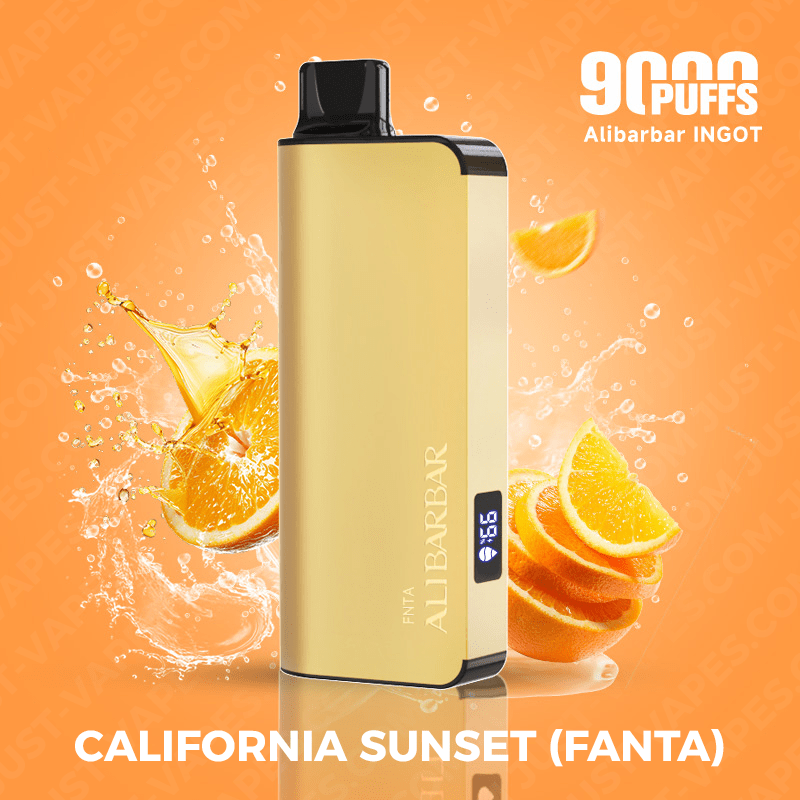 ALIBARBAR Ingot 9000 Puff Vape – California Sunset (Fanta) | Buy Online Australia | Vape Link