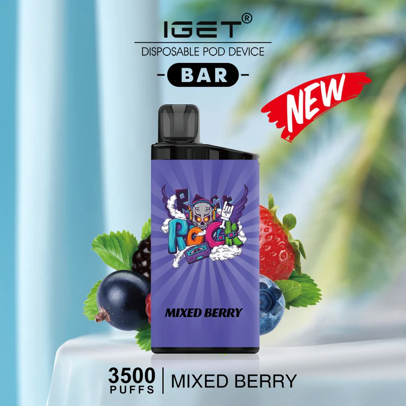 IGET Bar 3500 Puff Mixed Berry Disposable Vape | Buy Online Australia | Vape Link