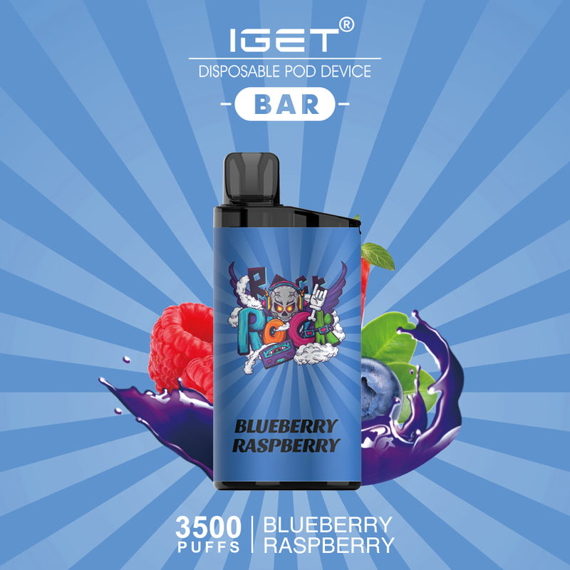 IGET Bar 3500 Puff Vape – Blueberry Raspberry | Buy Online Australia | Vape Link