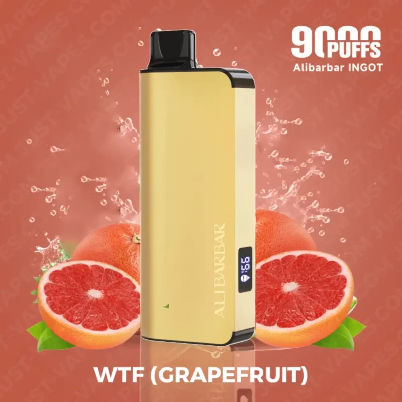 Grapefruit Vape – ALIBARBAR Ingot 9000 Puff – WTF (Grapefruit) | Buy Online Australia | Vape Link