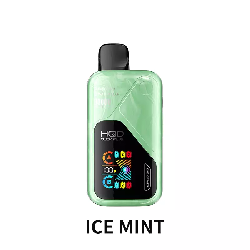HQD Click Plus 30000 Puffs – Ice Mint Edition